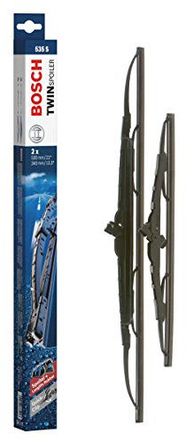 Bosch Scheibenwischer Twin Spoiler 535S, Länge: 530mm/340mm – Set für Frontscheibe