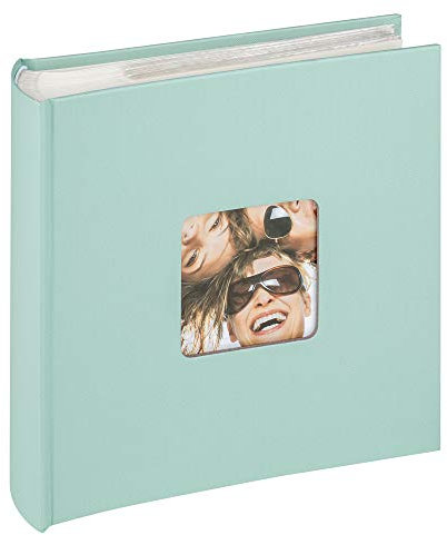 walther design album fotografico verde menta 200 foto 10 x 15 cm album di appunti con copertina ritagliata, Fun ME-110-A