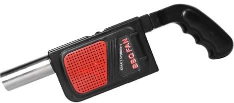 Pumwoy Soplador de Barbacoa, Ventilador de Barbacoa Eléctrico Portátil, Soplador de Aire para Barbacoa, Barbacoa Ventilador Soplador Barbacoa para Asar, Cocinar y Hacer Picnics Al Aire Libre