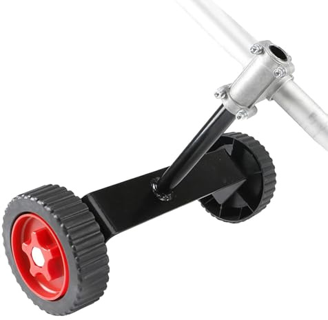 Support DéBroussailleuse, Roues de Support de Coupe-Bordure, Roues de Support réglables pour débroussailleuse, Roues de Coupe-Herbes, Roue de Coupe Herbes pour débroussailleuse à/électrique
