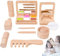 Xistuoz Wooden Makeup Kit for Kids, Pretend Makeup Playset for Kids, Nail Polish, Foundation Case, Lipsticks Portable Make Up Set for 3-8 Years Old