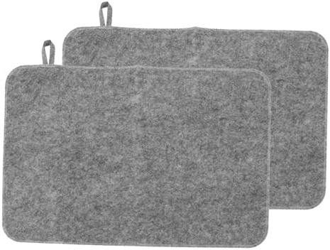 Bastumatta, bastumatta för inomhusbastu – 2 x bastu-sittskydd-filtkuddar – värmeisoleringsmatta, vattenabsorberande bastu-ångbadstillbehör för bastu, badrum, duschrum