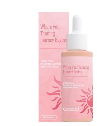 Husoiuy Gocce autoabbronzanti da bere | 60 ml di gocce abbronzanti per viso e corpo per migliorare il naturale della pelle - abbronzante istantaneo per donne e uomini di tutte le tonalità della