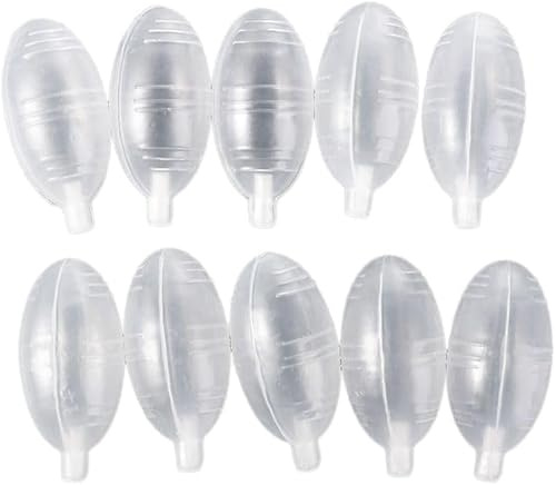 Zhhuoc 10Pcs Transparent Squeaky Noise Maker Bb Squeakers Repair Fix Insert Replacement Plastic Dog Cat Parrot Bird Rabbit DIY Toys Accessories Squeakers for Dog Toys