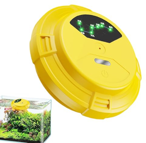 Aireador de estanque, flotante, impermeable, compacto, aireadores para estanques al aire libre, para lagos, peceras, jardín, parque, paisajismo, porche, patio, césped