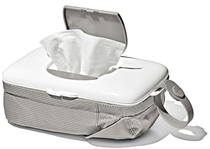 OXO Tot On-The-Go Wipes Dispenser with Diaper Pouch, Gray