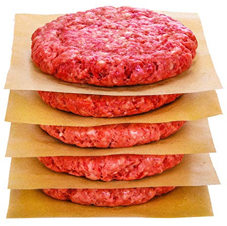 Hiware 200 Count Unbleached Parchment Paper Squares 6 x 6, Non-Stick Wax Paper Sheets for Separate Burgers, Cookies & Other Foods When Storing, Freezing