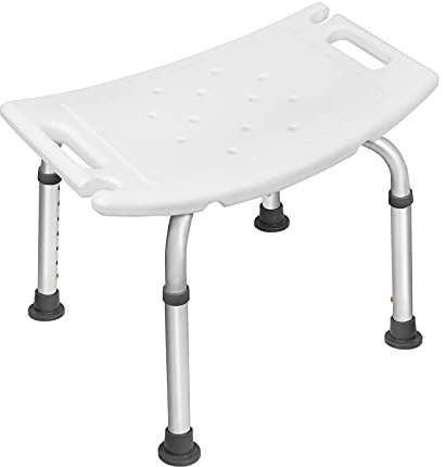 ACXIN 36-52 cm Höhenverstellbarer Duschhocker Rutschfester Badewannensitz Duschhilfe Duschsitz aus Aluminium und Kunststoff für Alter Schwangere