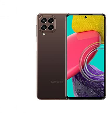 Samsung Galaxy M53 5G Mobile Phone SIM Free Android Smartphone 8GB RAM 128GB Storage Brown [Amazon Exclusive]