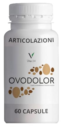 Ovodolor Articolazioni e Cartilagine Integratore | Integratore Vegetale a Base di Guscio d’Uovo, Curcuma, Acido Alfa Lipoico, Zenzero