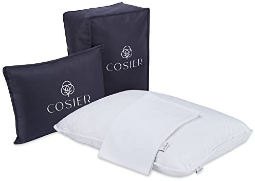Cosier Ergonomisches Nackenkissen aus Bambus und Baumwolle, Höhe und Festigkeit einstellbar, gegen Schnarchen und Schwitzen, Orthopädisches Kissen für Nacken und Schulterschmerzen | GRÖSSE: 50x80 cm