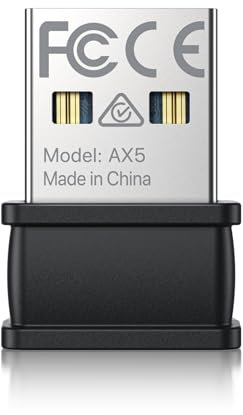 BrosTrend WiFi 6 Nano USB WLAN Stick AX300, Mini WLAN Stick für PC, NUR 2.4GHz, 286Mbit/s Wireless USB WLAN Adapter, Nano-Größe USB2.0 Einfache Einrichtung, Unterstützt Windows 11/10/7 (Nicht für Mac)