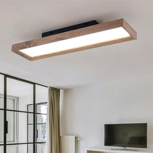 Gorssen Plafon Luz LED Techo 30W, Luz Natural 4000K, Plafones Modernas rectángulo para Pasillo Balcón Cocina Dormitorio Pared