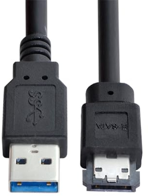 NFHK USB 3.0 to Power Over eSATA DC5V Adapter USB2.0 to HDD/SSD/ODD eSATAp Converter