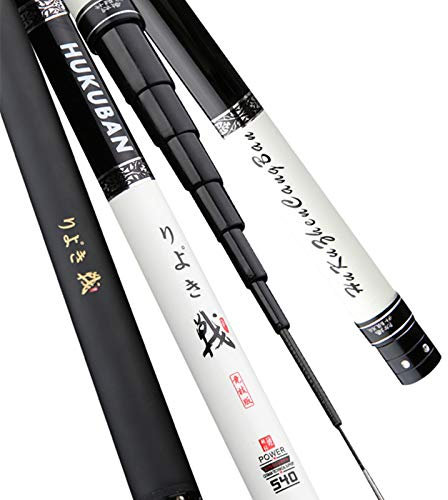 AYKANING Fishing Stipprute,Teleskop Angelrute Extra Lange hohe Kohlenstofffaser-Teleskop-Power-Hand-Angelrute 3,6m / 3,9 m / 4,5m / 5,4 m / 6,3 m / 7,2 m / 8m / 9m10m Süßwasser-Feeder-Rod(10m)