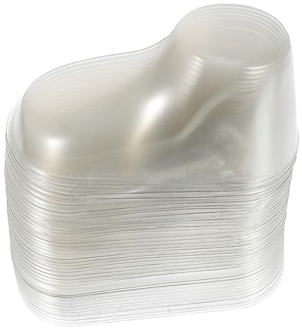 Garneck 40 Piezas horma transparente soportes Pararse su infantiles portabotas expositores de zapatos para pequeños exhibidor de zapatos para pequeños el plastico
