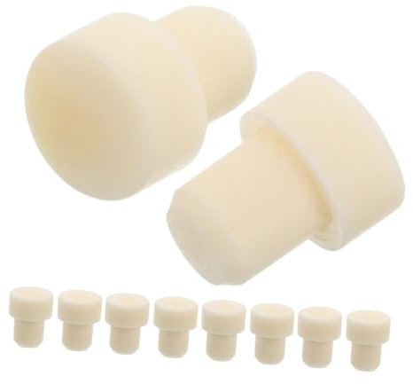 LOLIPPYY 10pièces Bouchons De Bouteille Miniatures Lot pour Bouteilles Verre Bouchons Écologiques Réutilisables Stoppeurs Pratiques pour Vin Parfum Et Autres Liquides