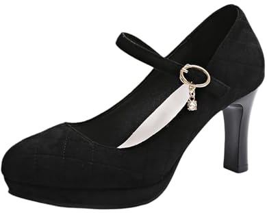 Escarpins à pieds larges pour femme - Chaussures à talons élégantes - Chaussures de mariage - Chaussures de danse d'été confortables - Chaussures basses pour femme - Chaussures traditionnelles