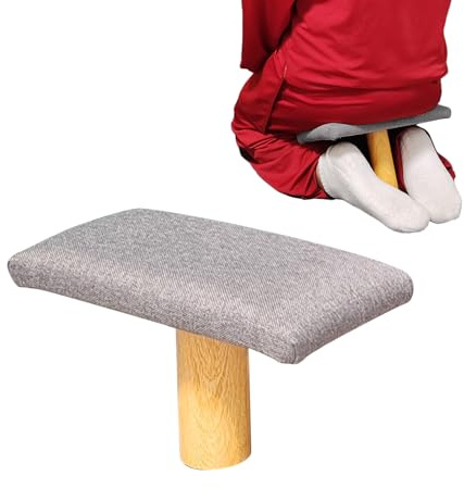 Bärbar bön stol - Single Foot Meditation Bänk Och Knäbänk, Ergonomisk Trä Pall För Bön, Yoga Och Sensorisk Integration, 500g Lättviktsdesign, 31 x 16 cm