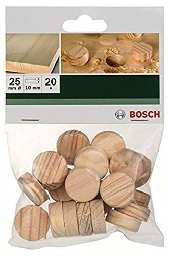 Bosch 2 609 255 322 - Espigas de madera (pack de 20)