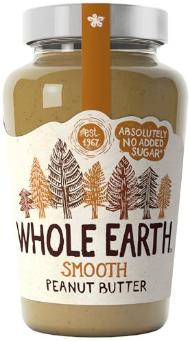 Whole Earth Smooth Peanut Butter, 454g