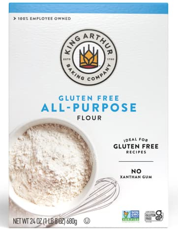 King Arthur Gluten-Free All-Purpose Flour, 24 Ounce (Pack of 1) - Non-GMO Project Verified, Certified Kosher