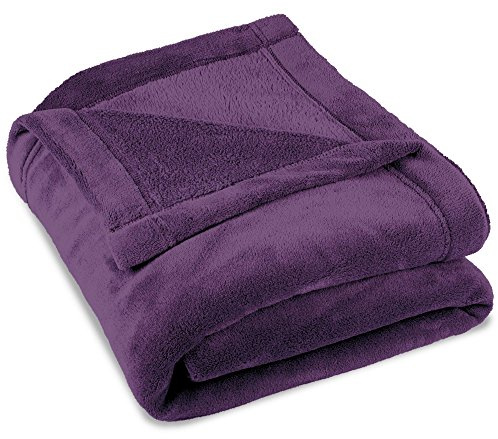 Couverture, Jour/Plafond, Montréal, Polaire Microfibre - Celinatex., Polyester, Lilas, 150 x 200 cm