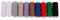 Easnea Strapazierfähiges, sortiertes Jeansgarn-Set, Polyester-Nähgarn, Spule, 10 Farben, 50 m dick, für Jeansleder, Steppdecke, Kissen, Vorhänge, Handarbeit