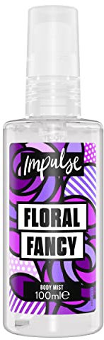 Impulse Floral Fancy made with 100% PCR plastic Body Mist deodorant spray for a unique and fresh fragrance 6x100ml