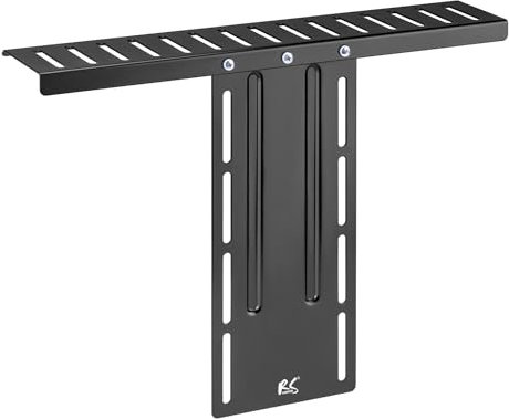 NanoRS RS464 VESA Kamerahalterung & Flutlicht Halterung | All-in-One | Befestigung am Monitor oder Arm | VESA 100x100 | Max. 3 kg Traglast | Für Webcam Ringlicht Zubehör