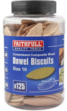 Faithfull Tub 125 No.10 Biscuit Wood