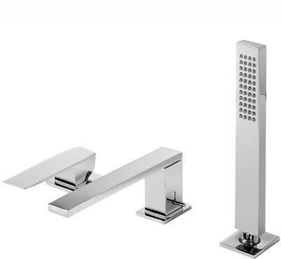 Tres Griferia - Monomando Bañera De Repisa Con Ducha Anticalcárea (202.639.01). · Caudal: 3 Bar – 13 L/M. · Compatible Con El Kit Depósito Ref: 202.245.01. · Nota: Ver Longitud Caño. (20216103)