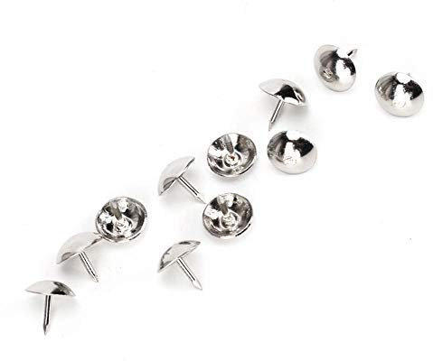 Polsternagel, 300 Stück Silber Finish Polsternägel Retro Eisen Silber Weiß Schmuck Geschenketasche Möbel Dekorative Nieten 9MM