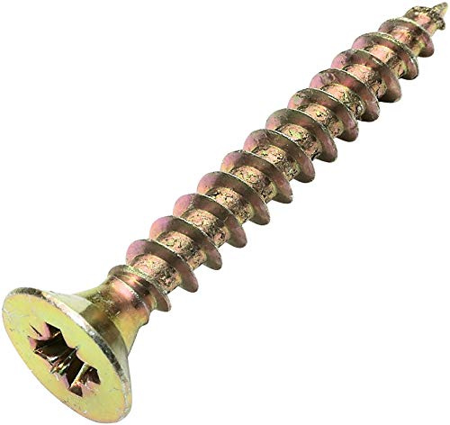 AERZETIX C45165 träskruvar Ø4,5 x 35 mm set med 100 st