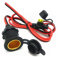 2M Presa Accendisigari Auto,Presa Accendisigari 12V / 24V DC, Adattatore Universale Impermeabile Accendisigari,Presa Accendisigari,con Fusibile e Cavo di Collegamento, per Navi, Auto, Moto