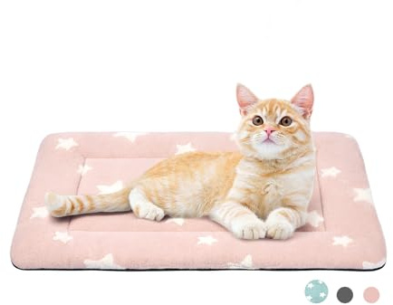 MORA PETS Pink Cat Bed Mattress 56x33cm Small Dog Bed for Puppies & Kitten