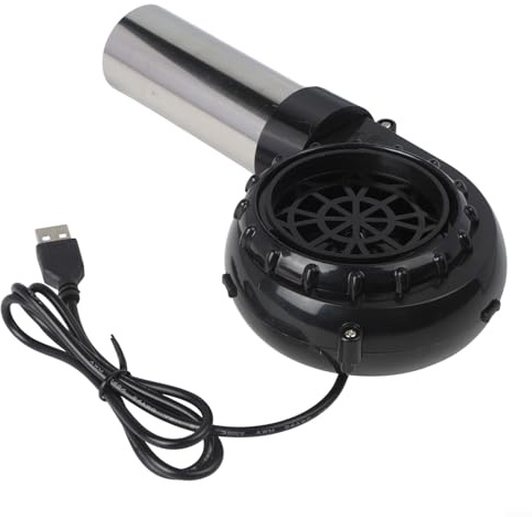 Ventilador de barbacoa de mano de alto rendimiento diseñado para mejorar tu experiencia de cocina al aire libre (velocidad no ajustable)