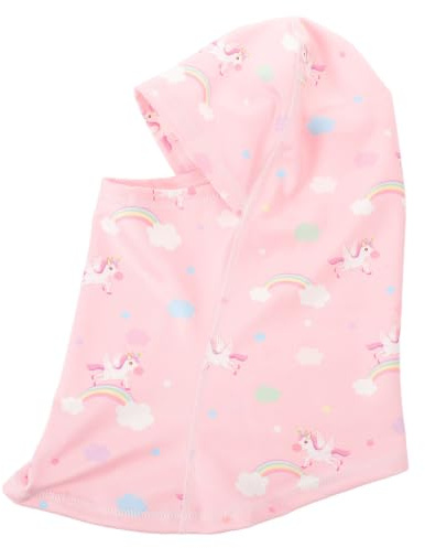 ibasenice Cagoule d'hiver pour Garçon et Filles en Polyester, Masque de Ski Coupe-Vent et Confortable, Bonnet Compatible Casque Motif Licorne pour Filles, Cyclisme et Ski
