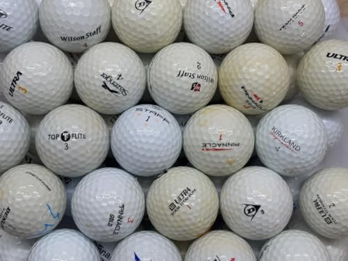 100 Value Golf Balls -Grade 2 Lake Balls (used not new)