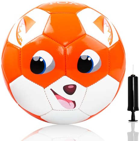 U&C Planet Toddler Football, Footballs Size 2, Mini Kids Ball, Football Gift for Baby, Footballs Game for Boys Girls Children Yard Outdoor Indoor