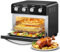 FOHERE XXL 23 L Heißluftfritteuse 1700W Heißluft-Backofen mit 6 Programme, für die Zubereitung von Pizza, Pommes, Braten oder Brathähnchen, Inklusive 6 Zubehörteilen und Rezeptbuch