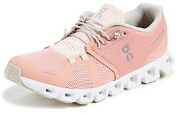 On Women's Cloud 5 Sneakers, Rose | Shell, 42 EU