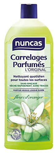 Nuncas Carrelages Parfumés - Nettoyant pour Sols - Fleurs d'Oranger - 1000ml