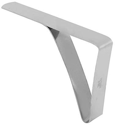 4Pcs Large Table Cloth Cover Clips, Stainless Steel Anti Slip Tablecloth Holder Clamps 10.5 * 7Cm Tablecloth Clips for Outdoor Tables,Table Cloth Clips for Thick Table 7Cm Large Table