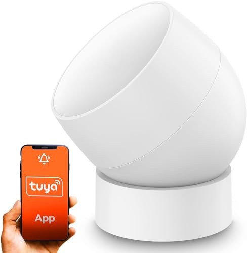 Extralink Bewegungsmelder Innen, Bewegungsmelder, Alexa, Google Home, ZigBee,Tuya App, ZigBee Bewegungsmelder, 360 Grad Einstellung, Pyroelektrischer Sensor, Erstellung von Szenarien, Präsenzmelder