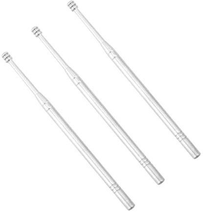 Pinzas Espirales Juego de 3 Oídos de Acero Inoxidable | Portátiles, Color Plata, Uso Unisex para Adultos, Limpieza de Cera y Masaje Suave