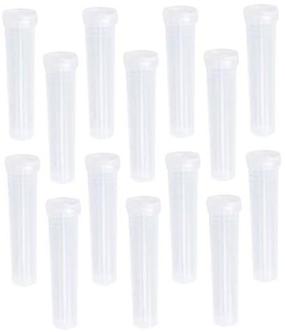 SUPVOX 20pezzi Tubo Per Fiori Trasparente in Plastica Di Tubi Per Nutrizione Dei Fiori Per Conservazione Naturale e Coltivazione