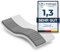 Betten-ABC - Matratze (KSP-500) - 140x220 cm (H2) - 7-Zonen Matratze aus Kaltschaum - Hypoallergen & Antibakteriell - Oeko-TEX® Zertifiziert - Bezug abnehmbar & waschbar - Lieferung per Paket
