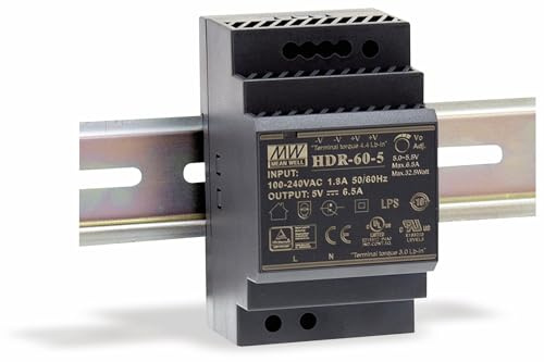 Din-Rail Fuente de alimentación; MeanWell HDR-60-12