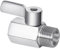 Qeunrtiy Duschkopf Absperrventil, Mini Kugelventil Rostfreier 304, NPT Gewinde (1/2 AußEngewinde X 1/2 Innengewinde), 1 Packung